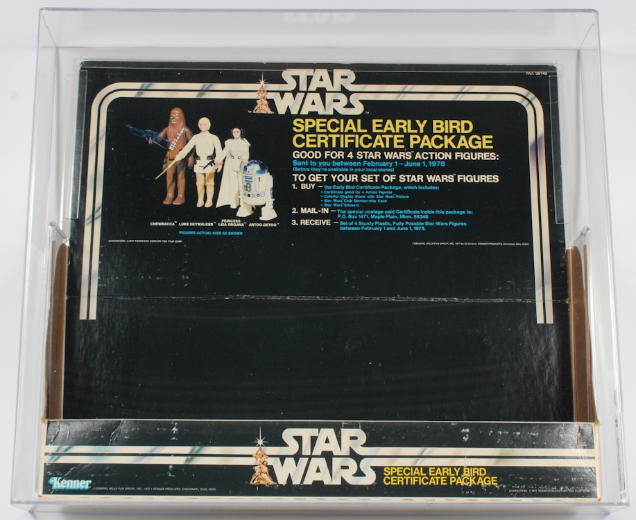 1977 Kenner Star Wars Early Bird Bin Display CAS 80 NM